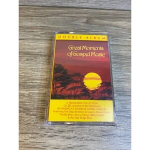 Great Moments of Gospel Music Double Album Cassette Tape  Various Artists